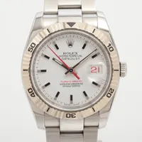 ロレックス デイトジャスト ターノグラフ 116264 SS×WG SS AT 白文字盤 あまりごま1