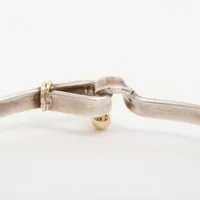 ティファニー　バングル　フラットワイヤー　シルバー925×ゴールド750 保存袋 ティファニー バングル フラットワイヤー シルバー925×ゴールド