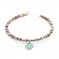 ティファニー　ブレスレット　ハートタグ　カラースプラッシュ　925 TIFFANY&Co.】ティファニー リターントゥ ハートタグ カラー