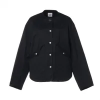 エルメス コットン デニムジャケット 34 レディース ネイビー セリエ