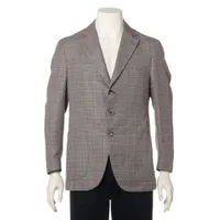 ブルネロクチネリ カシミヤ テーラードジャケット 46 メンズ ベージュ