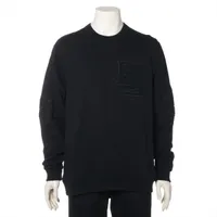 グッチ ミケーレ期 コットン スウェット L メンズ ブラック