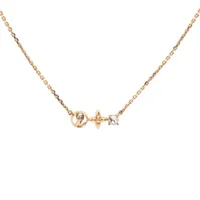 ヴィトン M80137 エセンシャル V LE0241 ネックレス GP ローズゴールド