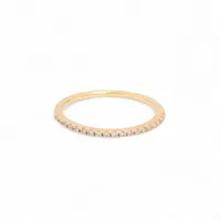 ローリーロドキン リング 18K 12.8g スモール フラット エングレイブド