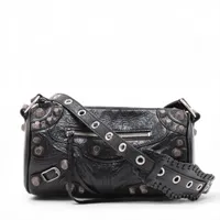 バレンシアガ グラフィティ レポーター XS レザー チェーンショルダー