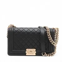 ZOOMIN【お値下げ】CHANEL シャネル　ボーイシャネル25 シャネル ボーイシャネル25 キャビアスキン チェーンショルダーバッグ