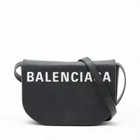 バレンシアガ グラフィティ レポーターXS レザー チェーンショルダー