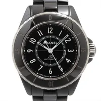 シャネル プルミエールM SS×革 QZ 黒文字盤 NP036528｜中古ブランド品