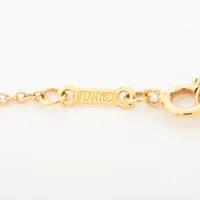 ティファニー オープンハート ネックレス 750(YG) 3.0g A4018423