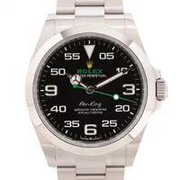 ロレックス エアキング 126900 SS SS AT 黒文字盤