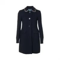 ステラマッカートニー 16年 ウール×ナイロン コート 38 レディース