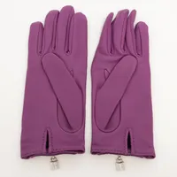 エルメス ケリー グローブ 7 ラムスキン パープル A4019134｜中古