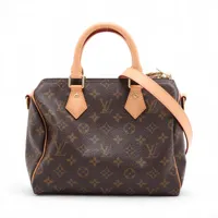 ヴィトン モノグラム スピーディバンドリエール25 M41113 ブラウン RFID反応あり