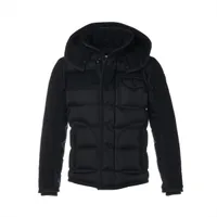 モンクレール BRUEL 19年 ナイロン ダウンジャケット 3 メンズ レッド