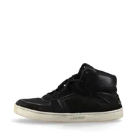 クリスチャンルブタン スパイクスタッズ レザー×スエード ハイカット