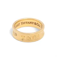 ティファニー ノーツナロー ニューヨーク リング 750(YG) 2.7g