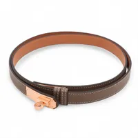 エルメス ケリー W刻印：2024 ベルト サイズ調整可能 ヴォーエプソン