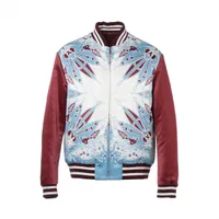 グッチ 20AW ナイロン ブルゾン 44 メンズ ネイビー オフザグリッド