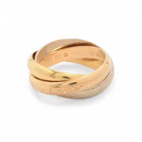 カルティエ トリニティ リング 750(YG×PG×WG) 8.6g 53 A4020748｜中古