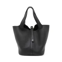 エルメス ピコタンロック22 MM トリヨンクレマンス ブラック シルバー金具 W:2024年