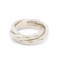 オールドティファニー 1991 リボン ハート リング 750 925 QO7e オールドティファニー 1991 リボン ハート リング 750 925 QO7e