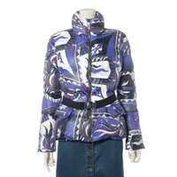 みる　0201 プラダスポーツ 14AW ナイロン ダウンジャケット 42 レディース