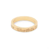 ティファニー ノーツナロー ニューヨーク リング 750(YG) 3.1g