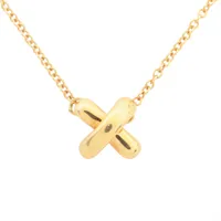 SJX クロス ダイヤ ネックレストップ 750(YG) 1.4g 0.12 6ZC0025