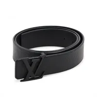 ヴィトン M6065 サンチュールポンヌフ JJ0222 ベルト レザー ブラック