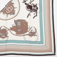 エルメス トライアングルジェアン Ex Libris エクスリブリス ストール