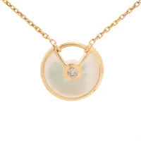 アイファニー ナンバー4 ダイヤ ネックレス 750(YG) 2.6g A2535531