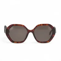 シャネル 4234-H ラウンド サングラス GP×フェイクパール ブラウン