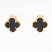 ヴァンクリーフ&アーペル ヴィンテージアルハンブラ ピアス 750(YG