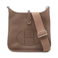 エルメス エヴリン3 29 PM トリヨンクレマンス エトゥープ シルバー金具 U:2022年