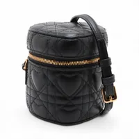 クリスチャンディオール CDダイヤモンド PVC×レザー ショルダー