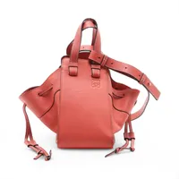 ロエベ ベラスケス レザー 2WAYハンドバッグ レッド WZ514683｜中古