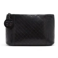 ヴァレンティノ×アンダーカバー スカル ナイロン×レザー ポーチ