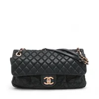 CHANEL2.55 チェーンショルダーバッグ　スエード　ユニオンジャック シャネル マトラッセ スエード×レザー シングルフラップ ダブル