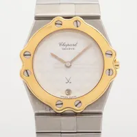 ショパール サンモリッツ 8023 SS×YG SS QZ 白文字盤 A4024122｜中古