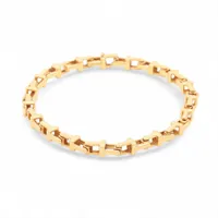 ティファニー ダブルオープンハート バングル 750(YG) 11.1g A3042776