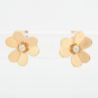 ヴァンクリーフ&アーペル フリヴォル スモール ダイヤ イヤリング 750