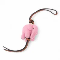 ロエベ×スタジオジブリ アナグラム チャーム レザー レッド