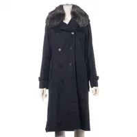 バーバリーロンドン コットン トレンチコート 36 レディース グレー