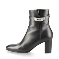 エルメス レザーブーツ サンジェルマン ブラウン ケリー金具 35 1/2 箱付 HERMES 良品◎HERMES エルメス シルバー金具 ケリー金具 レザー