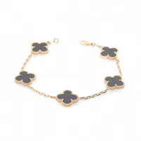 ディオール ローズ デ ヴァン 1P オニキス ダイヤ ブレスレット 750(PG