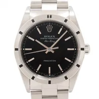 ロレックス エアキング 14000M SS SS AT 黒文字盤 A3687188