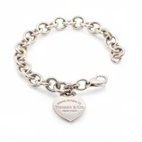 ティファニー ハートリンク ブレスレット 925×750 34.3g シルバー