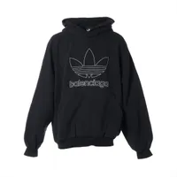 モンクレール×アディダス 22年 コットン パーカー S メンズ ベージュ