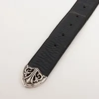 クロムハーツ クラシック3PC ベルト レザー×925 サイズ36 ブラック