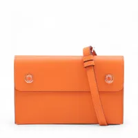 エルメス エルメスナップ トゥーゴー ヴォーエプソン オレンジ